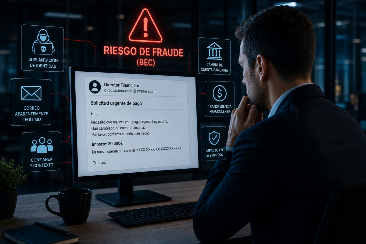 El Fraude por correo puede golpear a tu empresa sin un solo clic.