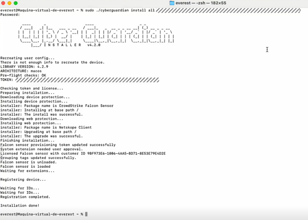 Installer MAC PTBR 19